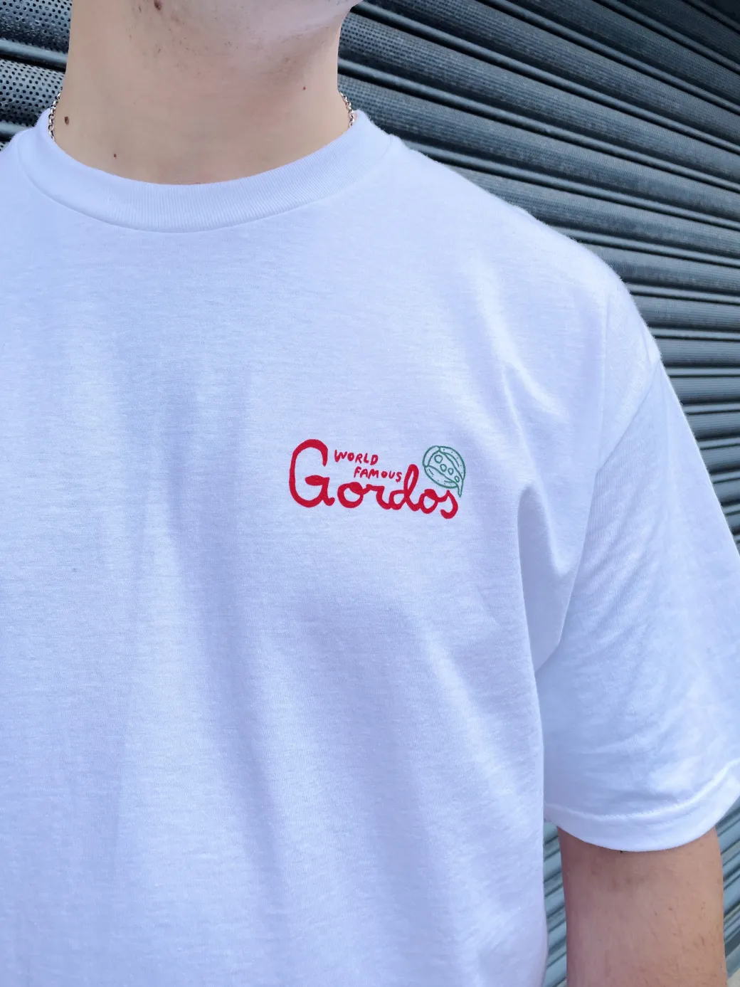 World Famous Gordos x Hephee 'World Famous' Tee - White